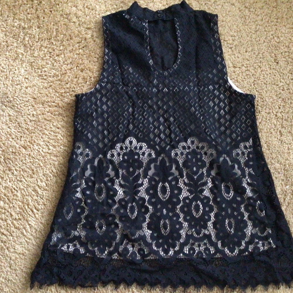 Black dress tank top
